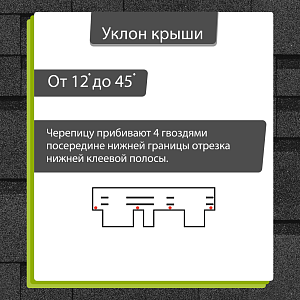 Гибкая черепица Docke КОМФОРТ Афины 4,1м2/уп  — Асфальт